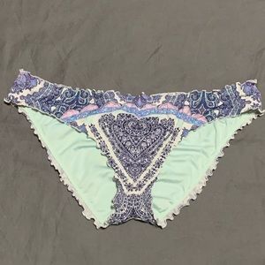 VS SWIM Ruffle Scrunch Back Bikini Bottoms